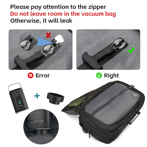 TANGCORLE Vacuum-Compressed Travel Backpack: Expandable, Airline-Approved Laptop Backpack—Unisex Business Backpack - color: Black-a45l
