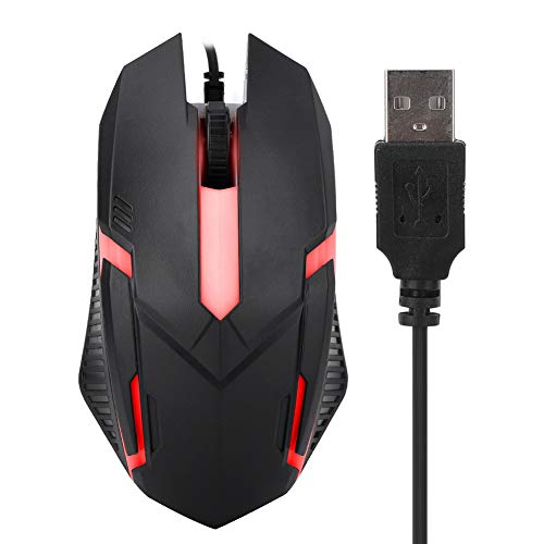 Gaming Mouse Wired,1600DPI Wired Backlight USB Mouse Ergonomic Gaming Notebook Office Gamer Mouse Mice Wired Optical PC Computer Gaming Mice