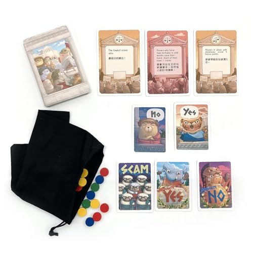 Animocrazy Card Game | Party Game About Enacting Laws and The Spirits of Voting | Perfect for Social Interaction | Ages 10+ | for 4 to 10 Players | 30-Minute Playtime