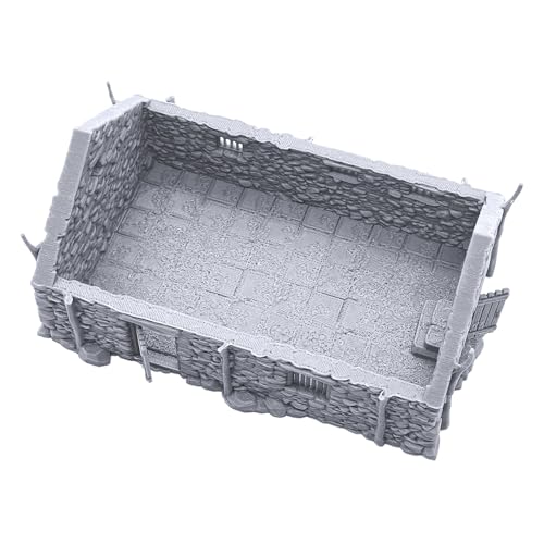 The Stone Barn by Printable Scenery, 3D Printed Tabletop RPG Scenery and Wargame Terrain 28mm Miniatures