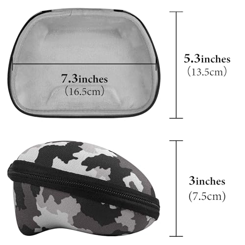 GEEKRIA Controller Travel Case Compatible with Xbox One, Series X, S, Hard Shell Carrying Bag, Protective Storage with Internal Mesh Pocket for Charging Cable (Camouflage) - color: Camouflage
