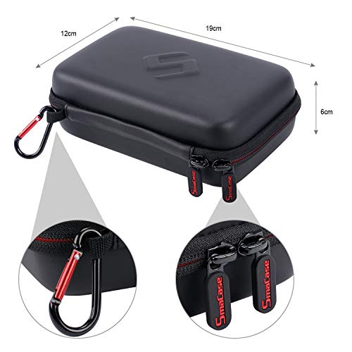 Smatree Carrying Case for Nintendo 3DS XL/2DS XL | Hard Protective Shell Travel Case for Nintendo New 3DS - Super NES Edition-Black/Red - color: Black Red