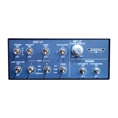 XMalNexity A101 V3.0 A32X Mini Flight Simulator Overhead Panel for MSFS 2020 2024, Backlit Aluminum OVHD with V3 Light Sync, Compatible with Fenix PMDG Inibuilds, Home Cockpit