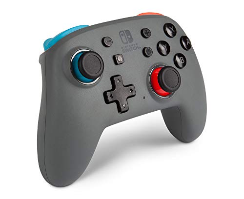 PowerA Nano Enhanced Wireless Controller for Nintendo Switch - Grey-Neon - color: Gray