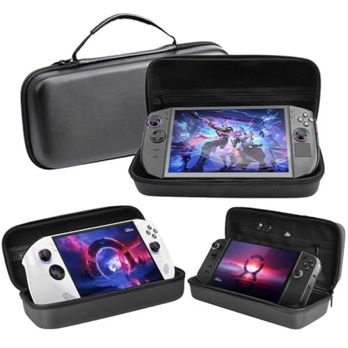 Travel Carrying Case Bag for Lenovo Legion Go Gaming Handheld | EVA Hard Shell, Fit Legion Go S 2025 / Go 8.8" 2023 / Go 2 2025, For Cable & Accessories, Protective Cover, Built in Stand