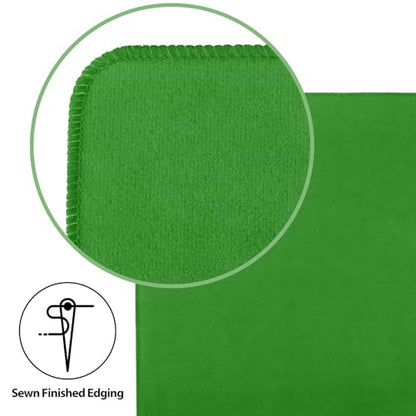 31.5'' Green Mahjong Mat for Table, Non-Slip Noise Reduction Gaming Mat | Classic Gaming Mat with Carrying Bag for Mahjong, Poker, Card, Domino, Board Games, Dominoes,Cards & Tile Games - color: Jade Green