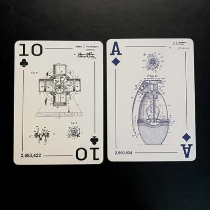 Engineering Gift for Engineers - Engineering Drawing Playing Cards - Mechanical, Electrical, Civil & Aerospace Engineer Gift - Graduation, Father's Day & College Gift for Him