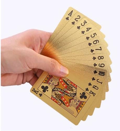 Gold Diamond Playing Cards - Durable and Waterproof, Perfect for Magic, Poker, Parties, and Special Occasions. Ideal for Memorable Gifts. ($100 Bill Theme, 1 Deck) - style: $100 BILL THEME