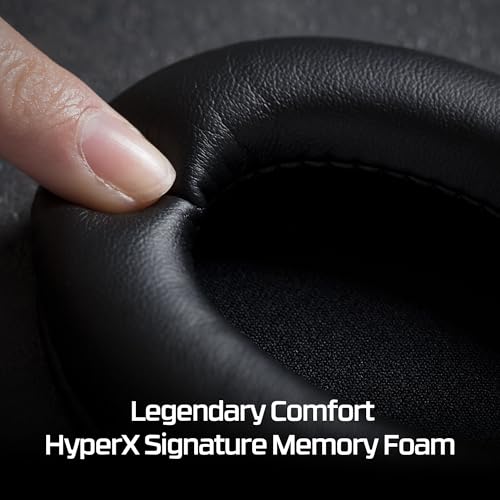 HyperX Cloud - Gaming Headset, Memory Foam Comfort, Noise-Cancelling mic, Durable Aluminum Frame. - size: Medium (Pack of 1)
