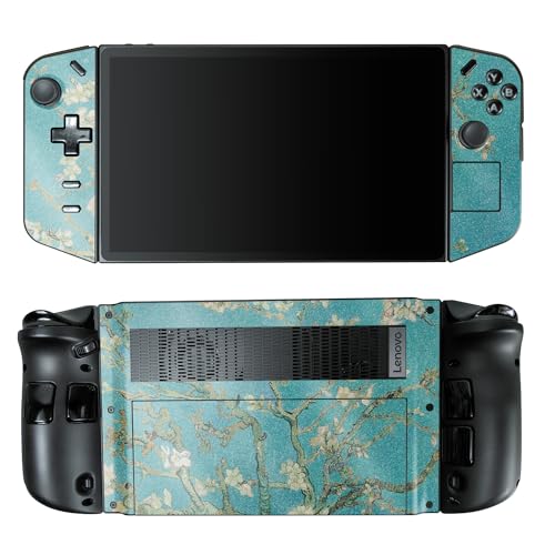 Glossy Glitter Gaming Skin Compatible with Lenovo Legion Go - Almond Blossom - Premium 3M Vinyl Protective Wrap Decal Cover - Easy to Apply | Crafted in The USA by MightySkins - color: Almond Blossom, style: Glossy Glitter Finish