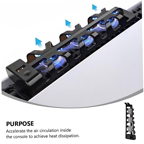 Air Cooler Fan for Console High-Speed Cooling Fan for Heat Dissipation USB Powered for Gaming Enthusiasts
