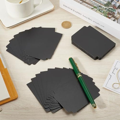 CRASPIRE Trading Card Dividers Black Card Separator Card Sorting Tray Plastic Card Dividers Board Game Card Separator Card Deck Box Dividers for Game Organizer Storage 60sheets 2.75 x 3.7 Inch - style: 60Pcs Black