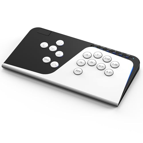 VILCORN Leverless Arcade Stick, All-Button Fighting Controller for PC Steam, PS4, Xbox, Switch/Switch2, Android ios T8 SF6 Game Keyboard with Macro & Turbo
