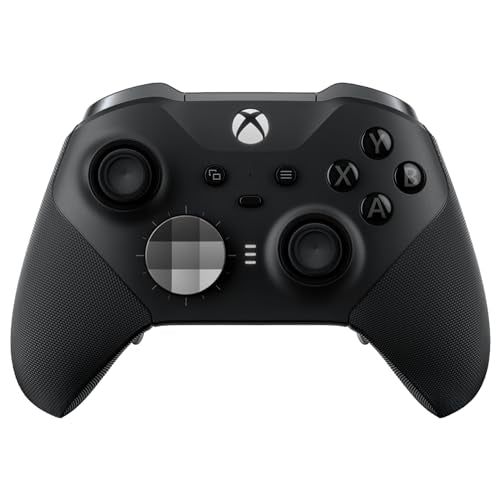 Xbox Wireless Gaming Controller | Elite Series 2 | Black | Console, PC, and Cloud Devices | Adjustable Thumbsticks | Trigger Locks - color: Black