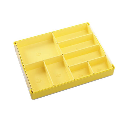 Token Silo Card Add On - 3-Piece Set of Game Trays, Holds Game Cards, Tokens, Dials and Dice, Organize LCG, TCG and Board Game Accessories, Modular Design, Yellow Color, Made by Gamegenic - color: Yellow