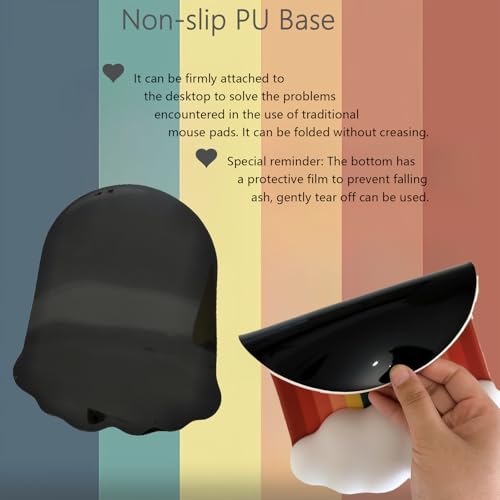 Cute Rainbow Mouse Pad with Wrist Rest for Mouse Pad Gel Cloud Keyboard Wrist Rest PU Base Silicone Ergonomic White Cloud Mouse Wrist Pad Support for Gaming Desk Laptop Home Office - color: 1pcs Rainbow Cloud