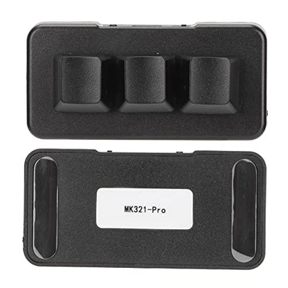 Yoidesu USB Mini 3 Keys Keypad 2.4G Mechanical Gaming Keyboard One Handed Programming Macro Standard Keyboard, RGB Backlight, Bluetooth Connection for Dos for for