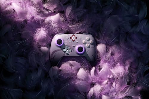 8Bitdo Ultimate 2 Wireless Controller for PC, Apple/Steam/Android,Evernight | Officially Licensed by Honkai: Star Rail, TMR Joysticks, Hall/Tactile Triggers, 1000Hz, 8Speed, RGB Fire Ring, Charging Dock - color: Evernight