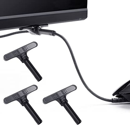 TALONGAMES Mini Bungee PC Gaming Mouse Cable Cord Management System,Super Compact Size,Get More Space,Micro Mouse Bungee Cable Holder Fixer for Esports/Office/Home (3 Bungees Pack)