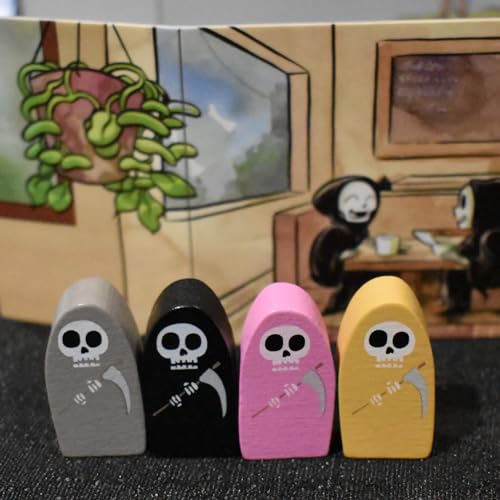 Reap Card Game | A Spooky & Cute Game of Grim Reaper Soul Stealing Strategy | Ages 14+ | 2-4 Players | for Players who Wish it was Halloween All Year Round!