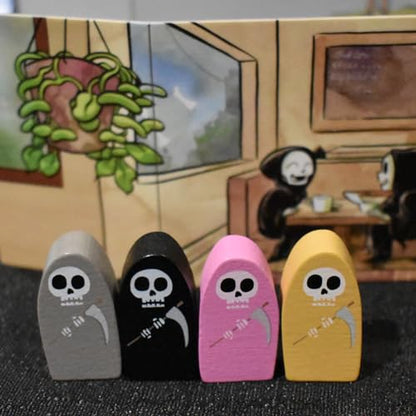 Reap Card Game | A Spooky & Cute Game of Grim Reaper Soul Stealing Strategy | Ages 14+ | 2-4 Players | for Players who Wish it was Halloween All Year Round!
