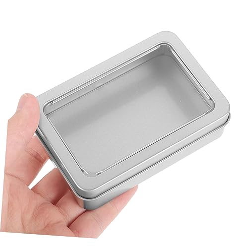 Dice Organizers Storage Portable Tin Box Lid with Foam Liner Small Dice Storage Case for Games Metal