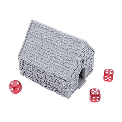 Small Rustic Barns by Printable Scenery, 3D Printed Tabletop RPG Scenery and Wargame Terrain 28mm Miniatures