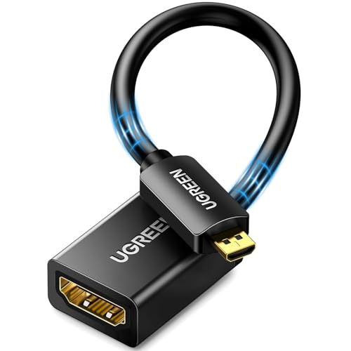UGREEN 2K@30Hz Video Capture Card USB 3.0 for Gaming Bundle with Micro HDMI to HDMI Cable for Camera