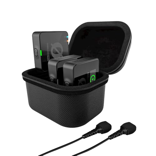 RØDE Wireless PRO Compact Wireless Microphone System with Timecode, 32-bit Float On-board Recording, 2 Lavalier Microphones and Smart Charge Case for Filmmaking and Content Creation | 32-Bit Float Onboard Recording, Timecode, Series Iv 2.4ghz, 32GB Tx Mem