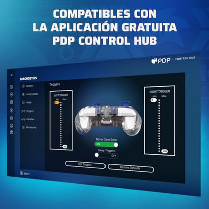 PDP REALMz Nintendo Switch Pro Controller, Customizable LED Lighting, 3.5mm Headphone Jack, Officially Licensed by Nintendo and SEGA: Sonic Superstars (Knuckles Sky Sanctuary Zone) - color: Knuckles