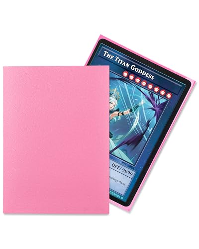 TitanShield Small Card Sleeves, Bubblegum Pink (150 Sleeves) - Fits Yu-Gi-Oh - color: Bubblegum Pink