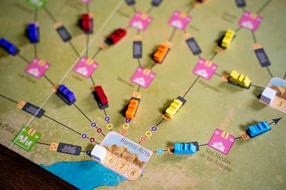 Age of Rail Bundle: South Africa Base Game + La Pampa & Allegheny Expansions | Train Board Game | Strategy Games for Adults