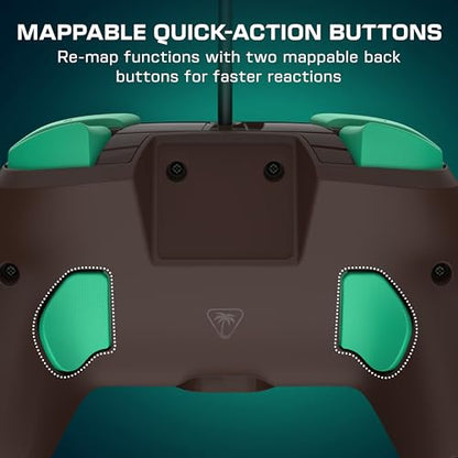 Turtle Beach Rematch Wired Controller The Legend of Zelda Nintendo Switch 2 | Nintendo Switch 2, Lite, OLED, Hall-Effect Thumbsticks, 2 Mappable Buttons, Glows-in-the-Dark, C-Button, The Legend of Zelda - color: Zelda