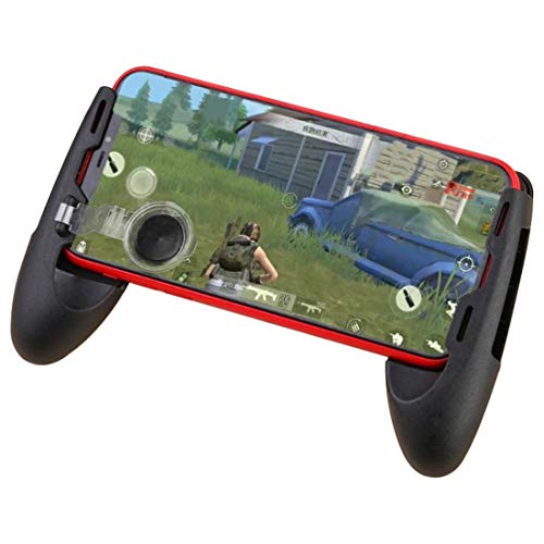 GARASANI Portable Game Handle Gamepad, Phone Holder Mobile Phone Gamepad Joystick Grip Support for 4.5-6.5 inch Mobile Phone (C Type) - size: C Type