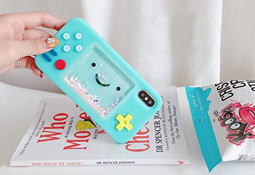 UnnFiko Squishy 3D Cartoon Game Shape Case Compatible with iPhone 14 Plus, Creative Liquid Stars Funny Play Case Soft Rubber Protective Cover (Blue, iPhone 14 Plus) - color: Blue, size: iPhone 14 Plus