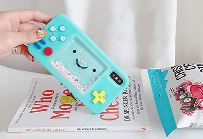 UnnFiko Squishy 3D Cartoon Game Shape Case Compatible with iPhone 15 Plus, Creative Liquid Stars Funny Play Case Soft Rubber Protective Cover (Blue, iPhone 15 Plus) - color: Blue, size: iPhone 15 Plus