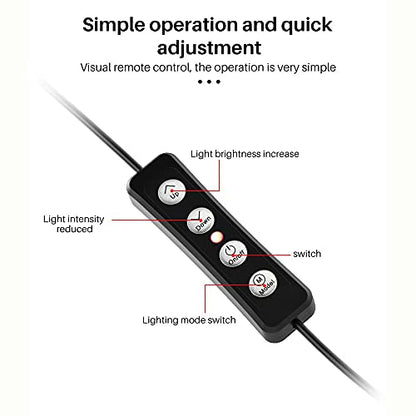 Video Conference Light 4'' 10cm Selfie for Laptop PC Webcam with Clip