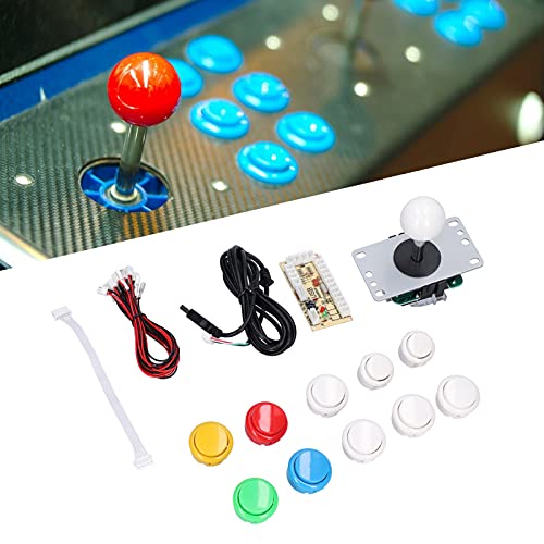 Leapiture Arcade Game Joystick Kits Arcade Buttons Game Diy Kit Parts Game Diy Kit Parts Classic Arcade Games Cabinet Kit