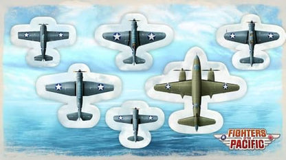 Don't Panic Games | Fighters of The Pacific - Théâtre Expansion (Extension) | Board Game | Ages 14+ | 2 Players | 120 Minutes