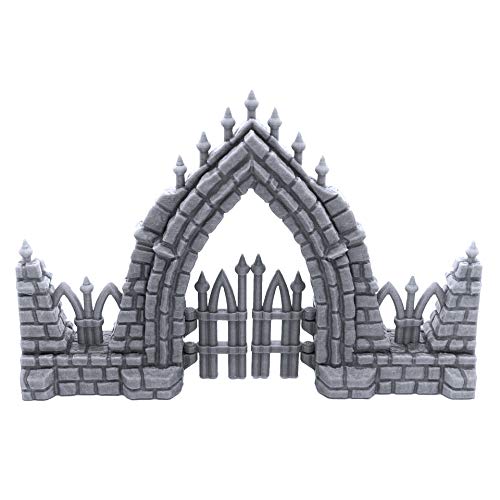 EnderToys Cemetery Bundle by Terrain4Print, 3D Printed Tabletop RPG Scenery and Wargame Terrain for 28mm Miniatures