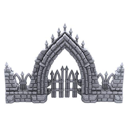 EnderToys Cemetery Bundle by Terrain4Print, 3D Printed Tabletop RPG Scenery and Wargame Terrain for 28mm Miniatures