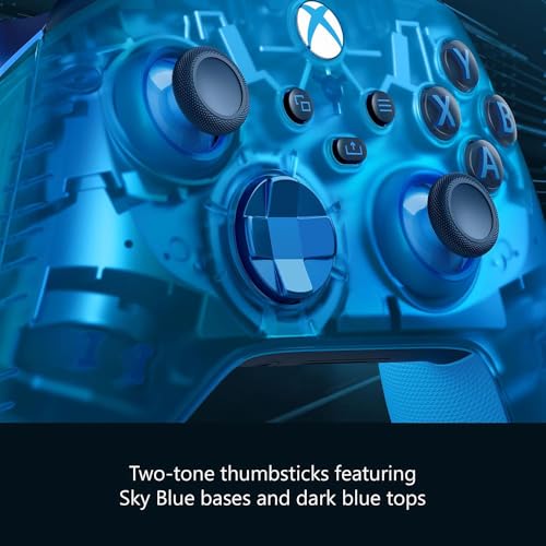 Microsoft QAU-00150 Wireless Dual Controller Bundle (Sky Cipher Special Edition) for Xbox Series X|S, Xbox One, Windows PC, Android and iOS - color: Sky Cipher