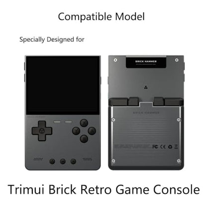 for Trimui Brick Screen Protector, [2 Pack] HD Tempered Glass Film [9H Hardness] [Anti-Scratch] Compatible for Marryoo FINGEREVO WESICH HANHIBR Ampown TRIMUI Brick Retro Handheld Game Console