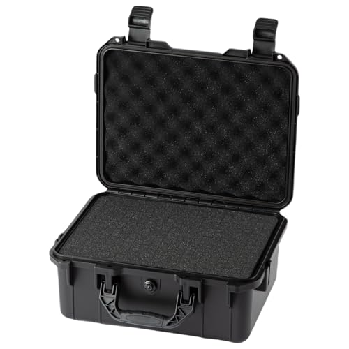 small Hard case Waterproof Hard Case with DIY Customizable Foam Insert Portable Protective for Camera Drones Equipments Tools Test Instruments 14.2''x11.4''x6.3'' - color: 14.2''x11.4''x6.3''