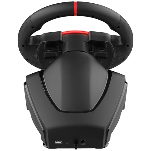 SUBSONIC Superdrive 270 GT Racing Wheel Xbox Series Switch 2/Switch PS4 PC | Steering Wheel, Dual Joysticks, Pedals, Gear Shifter for GTA 6 & Farming Simulator - Vibration, Diameter 27 cm, Rotation 270°