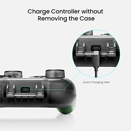 Tomtoc Switch Pro Controller Case - Hard Shell Joystick Protector for Nintendo Switch OLED, Shock-proof, Anti-scratch, Water-resistant Accessory Cover