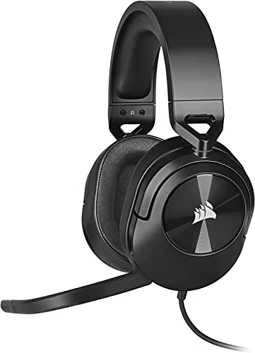 Corsair HS55 Stereo Wired Gaming Headset — Carbon (Renewed)