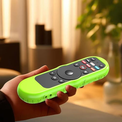 Case Cover for VIZIO XRT270 Smart TV Remote Control Silicone Skin Sleeve with Lanyard Glow in the Dark Green - color: Green