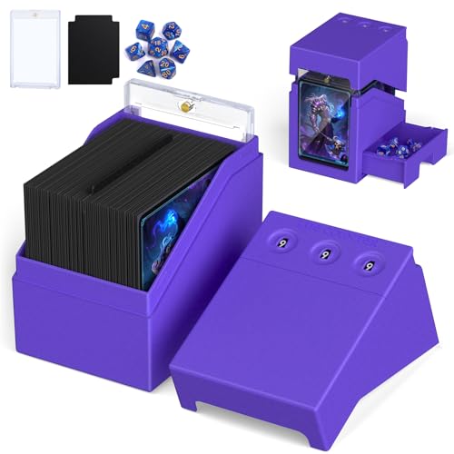 Proijeut Portable Card Case Set + Life Counter Deck Box