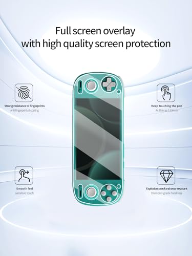 Screen Protector for Retroid Pocket G2 Handheld, Anti-Scratch 9H Hardness Tempered Glass,Touch Sensitive,Edges Bubble Free Easy to Install,HD Clear,1 Pack.